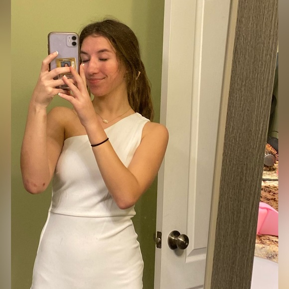 Formal White Dress - Picture 3 of 3